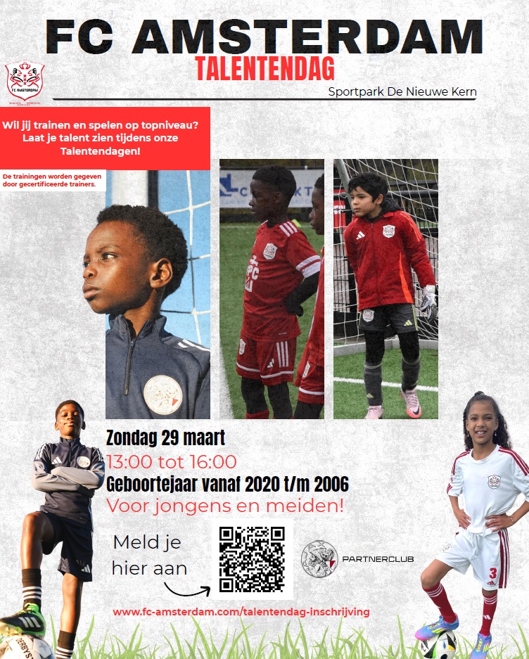Talentendag bij FC Amsterdam